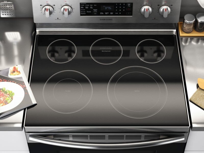 5.9 cu. ft. Freestanding Electric Range with Convection in Stainless Steel NE59M4320SB