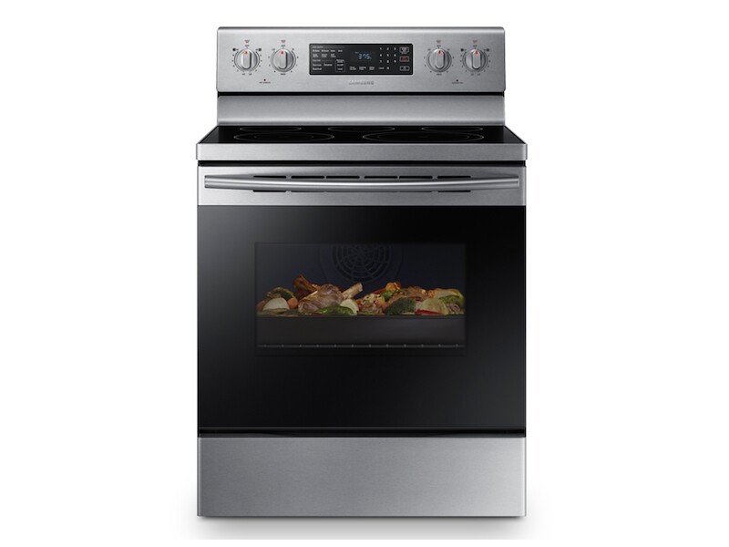 5.9 cu. ft. Freestanding Electric Range with Convection in Stainless Steel NE59M4320SB