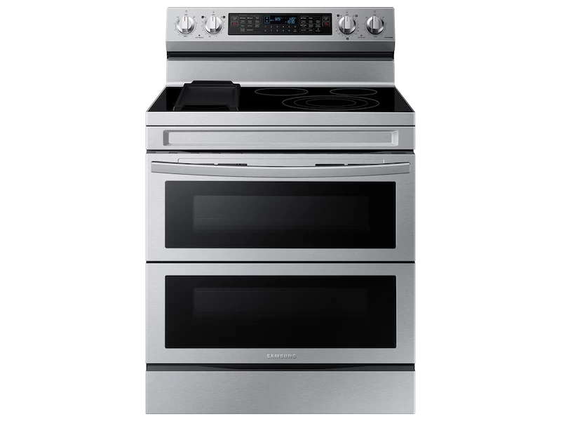 6.3 cu. ft. Smart Freestanding Electric Range with Flex Duo™, No-Preheat Air Fry & Griddle in Stainless Steel NE63A6751SSAA