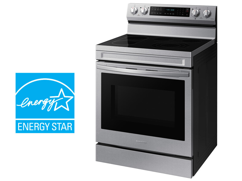 6.3 cu. ft. Smart Freestanding ENERGY STAR® Certified Electric Range with Air Fry and Griddle in Stainless Steel NE63D6711SRAA