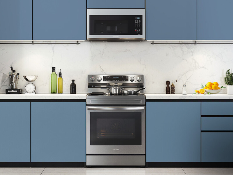 6.3 cu. ft. Smart Freestanding ENERGY STAR® Certified Electric Range with Air Fry and Griddle in Stainless Steel NE63D6711SRAA