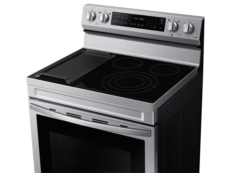 6.3 cu. ft. Smart Freestanding ENERGY STAR® Certified Electric Range with Air Fry and Griddle in Stainless Steel NE63D6711SRAA