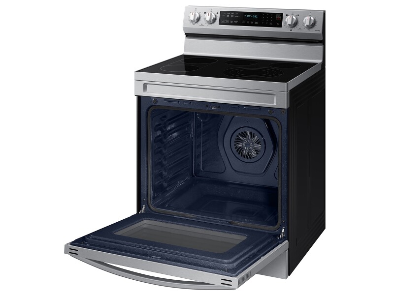 6.3 cu. ft. Smart Freestanding ENERGY STAR® Certified Electric Range with Air Fry and Griddle in Stainless Steel NE63D6711SRAA