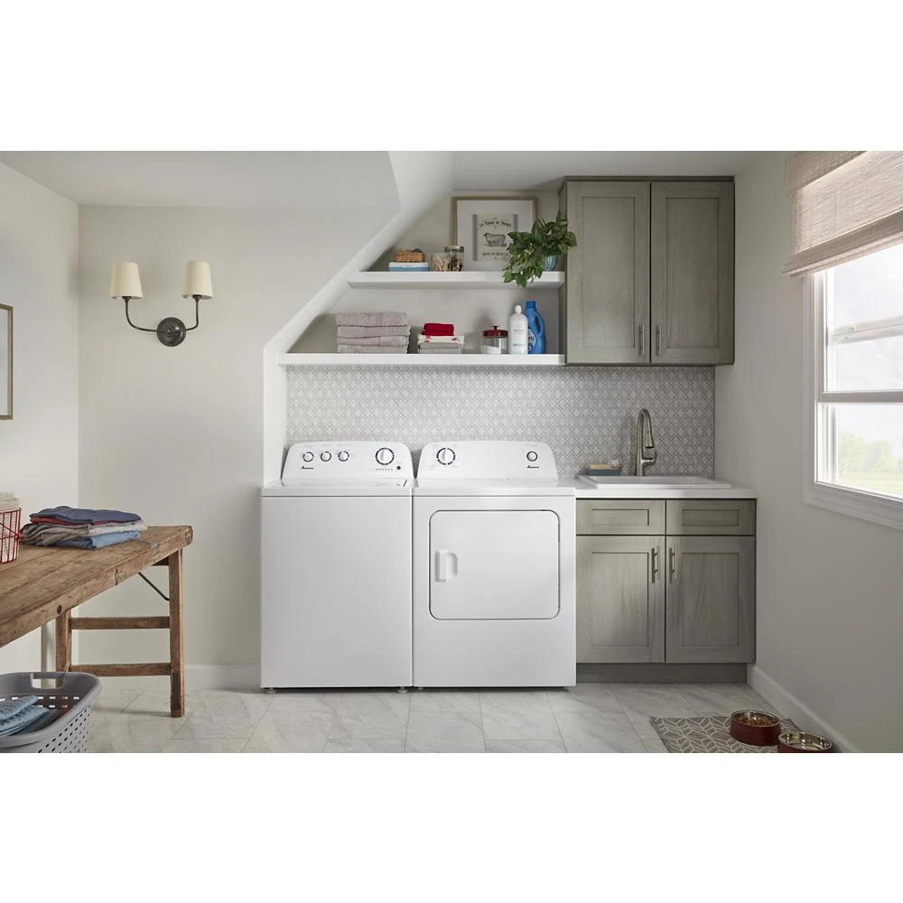 6.5 cu. ft. Electric Dryer with Wrinkle Prevent Option NED4655EW