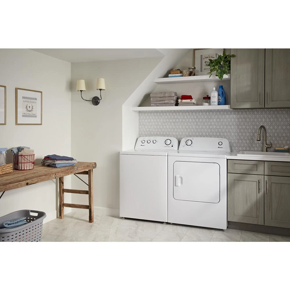 6.5 cu. ft. Electric Dryer with Wrinkle Prevent Option NED4655EW