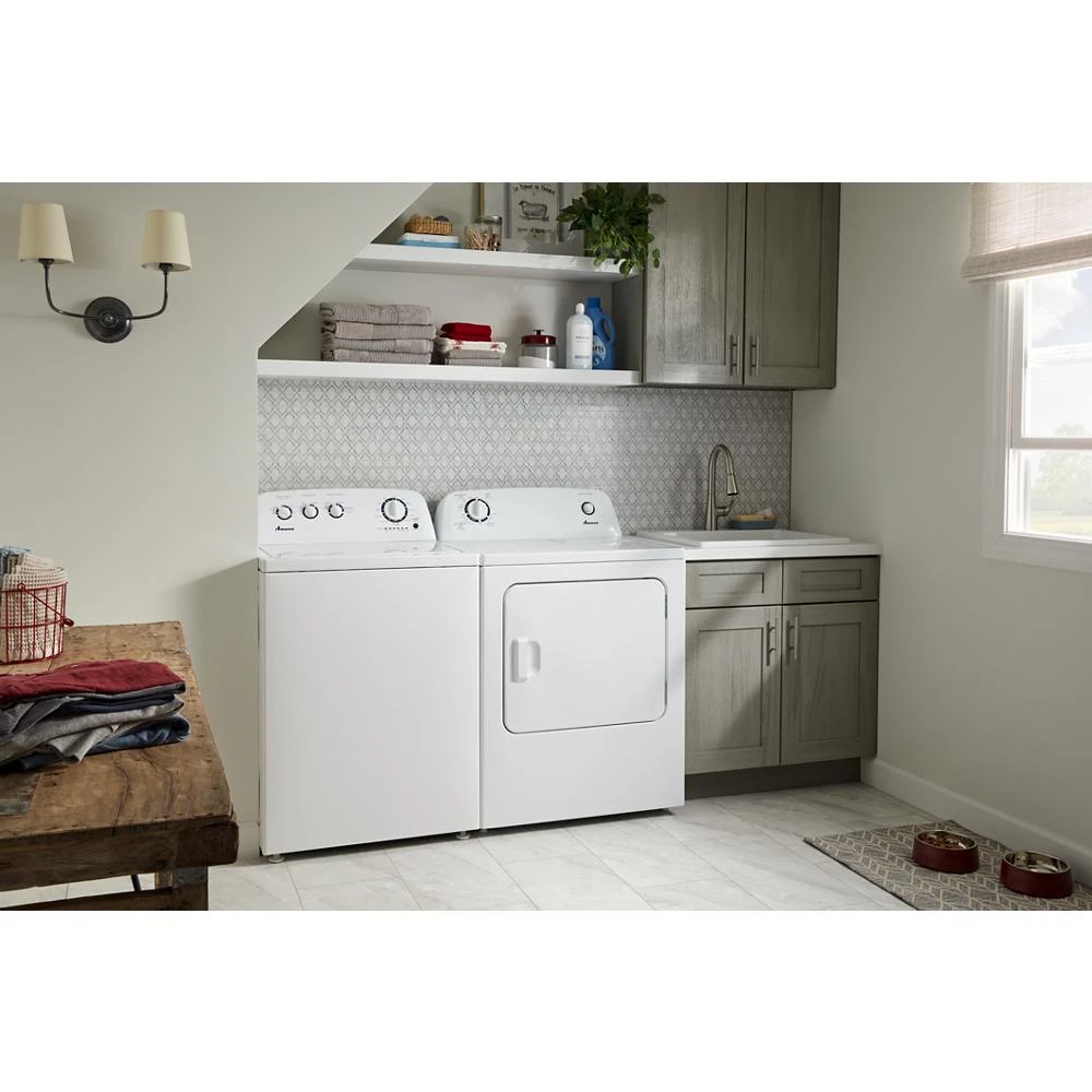 6.5 cu. ft. Electric Dryer with Wrinkle Prevent Option NED4655EW