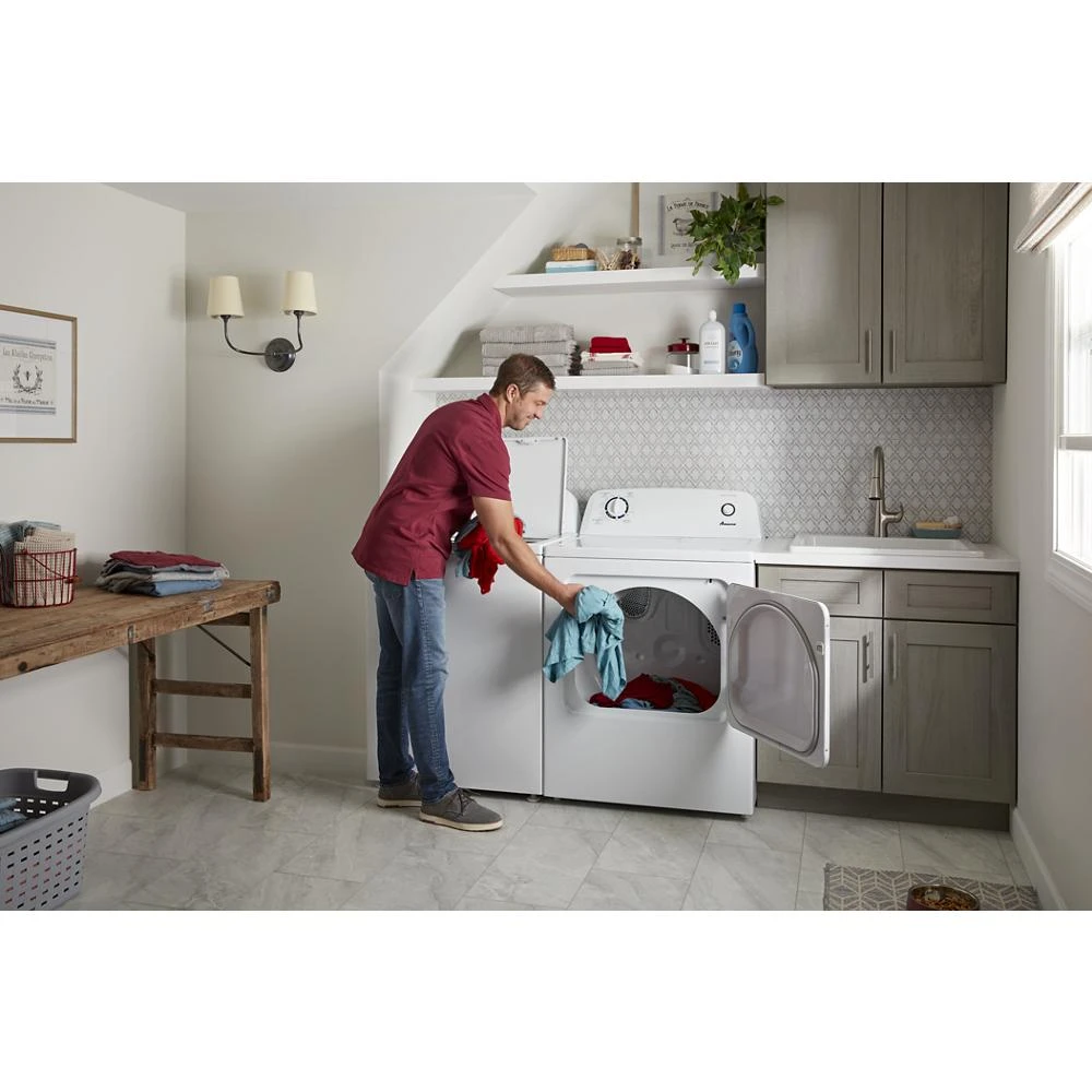 6.5 cu. ft. Electric Dryer with Wrinkle Prevent Option NED4655EW