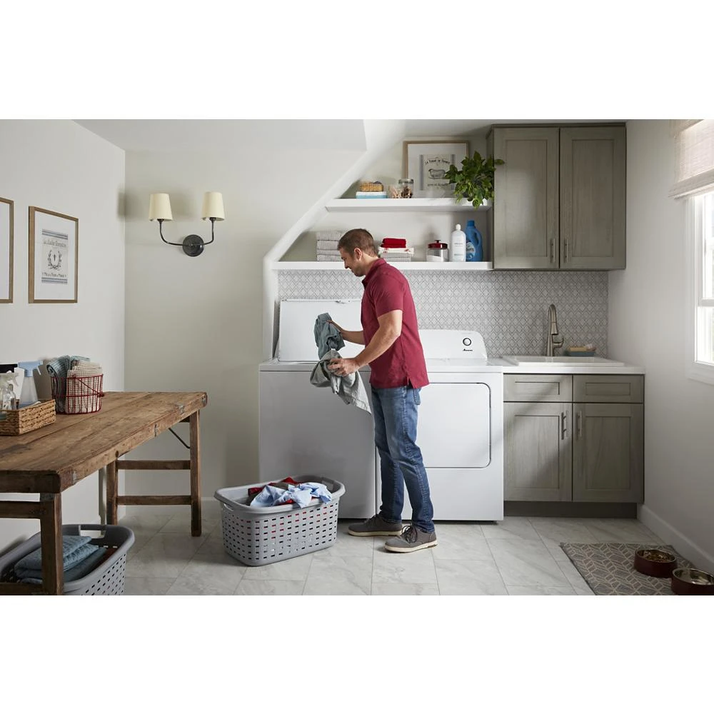 6.5 cu. ft. Electric Dryer with Wrinkle Prevent Option NED4655EW