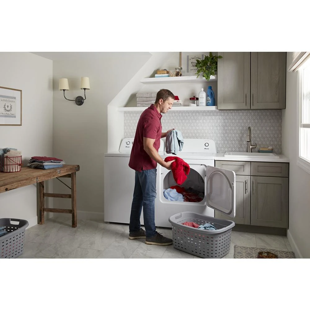 6.5 cu. ft. Electric Dryer with Wrinkle Prevent Option NED4655EW