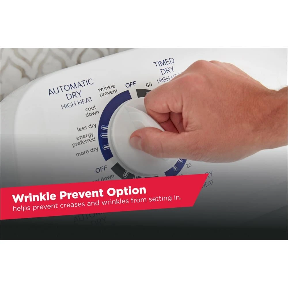 6.5 cu. ft. Electric Dryer with Wrinkle Prevent Option NED4655EW
