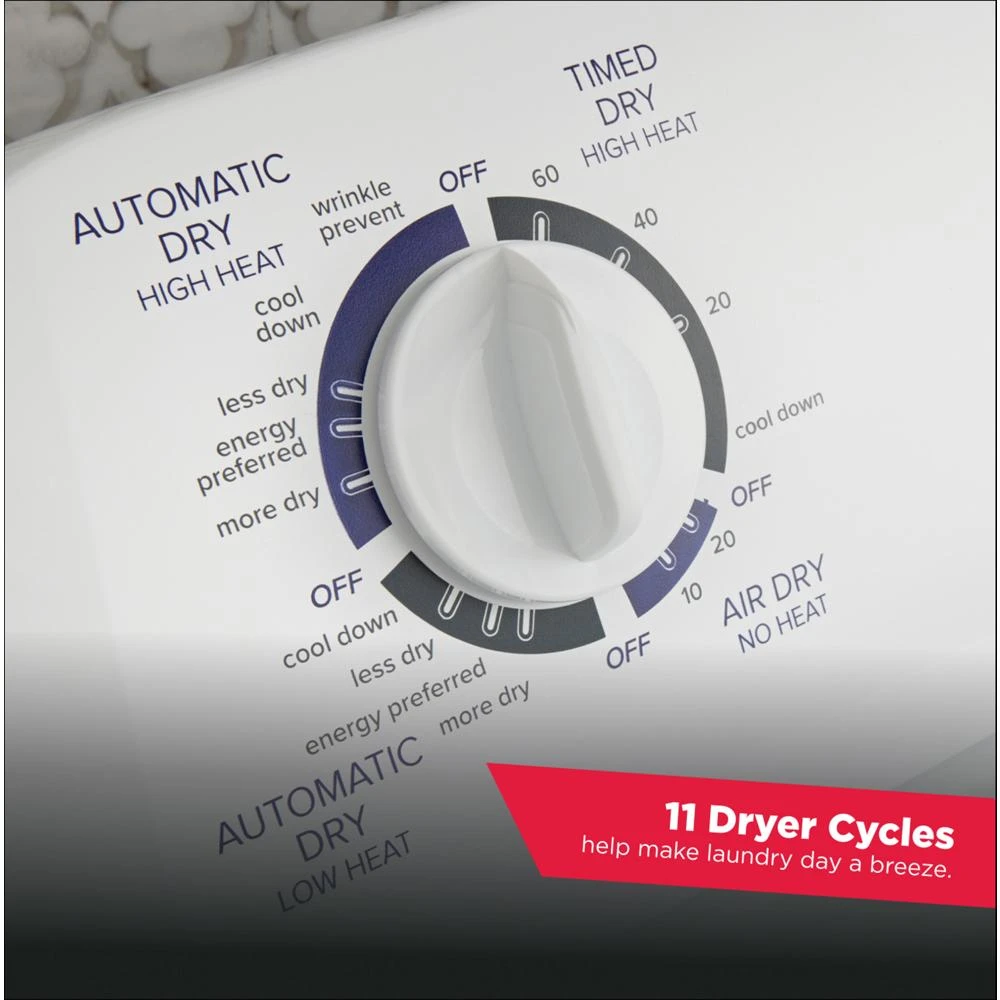 6.5 cu. ft. Electric Dryer with Wrinkle Prevent Option NED4655EW