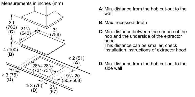 500 Series Electric Cooktop 30 Without Frame NEM5066UC