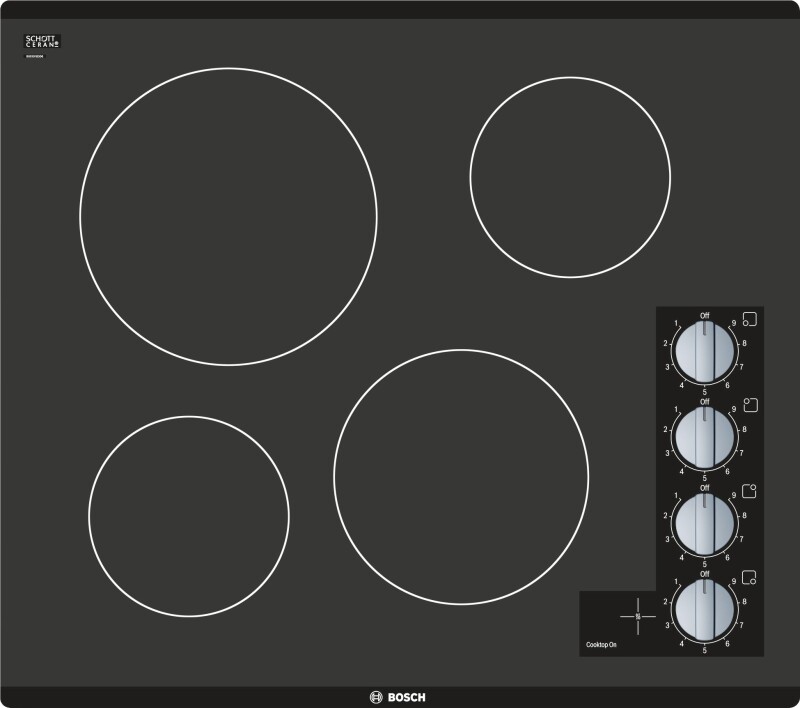 500 Series Electric Cooktop 24" Without Frame NEM5466UC