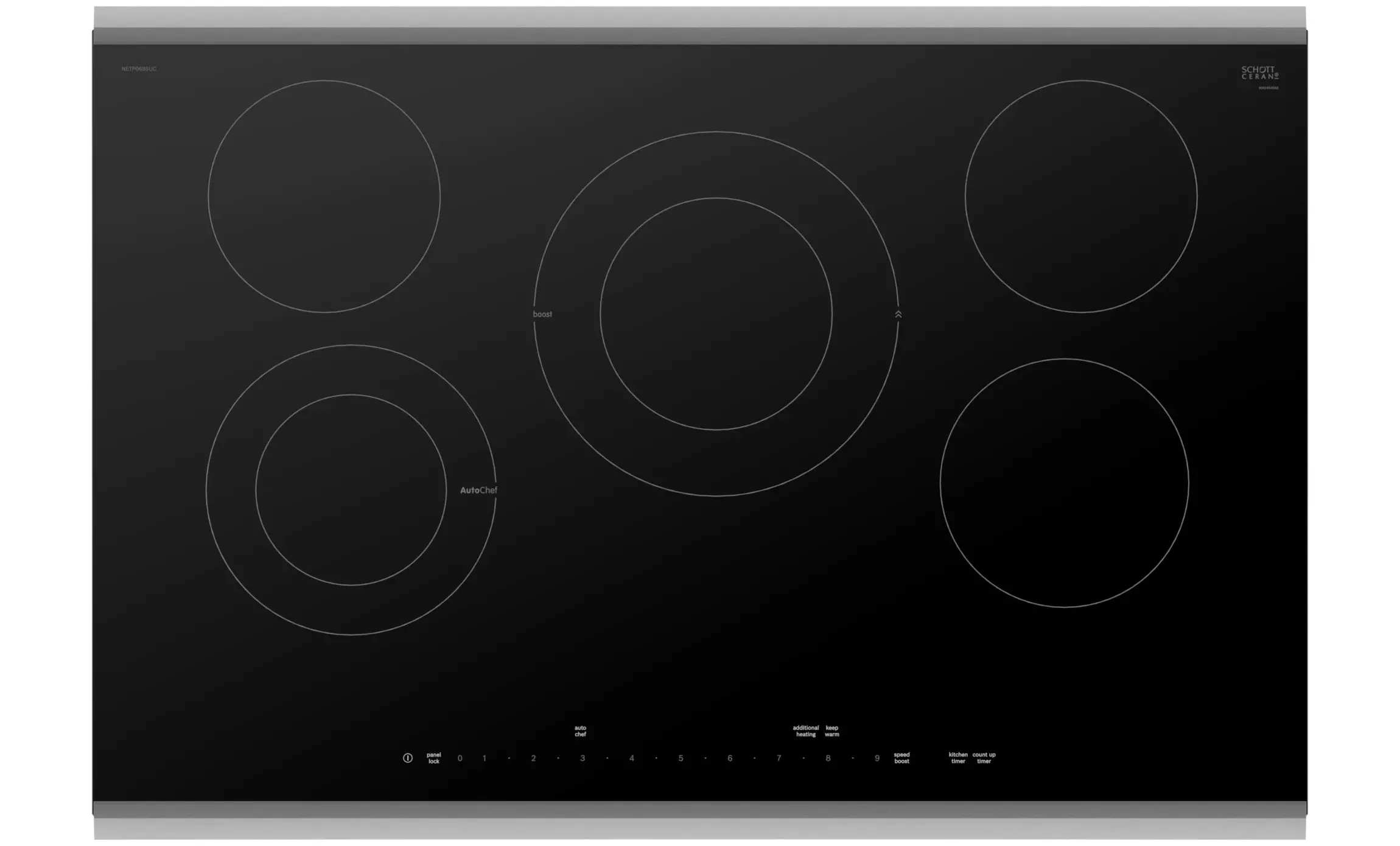Benchmark Electric Cooktop, surface mount with frame NETP069SUC