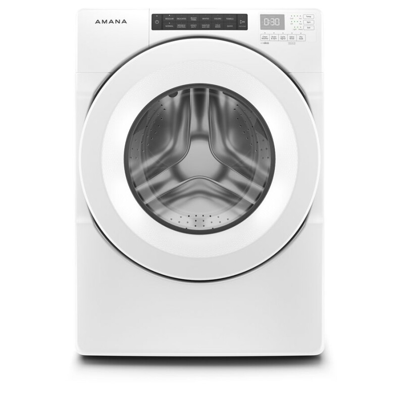 Amana 4.3 cu. ft. Front-Load Washer with Large Capacity White NFW5800HW Picture 1