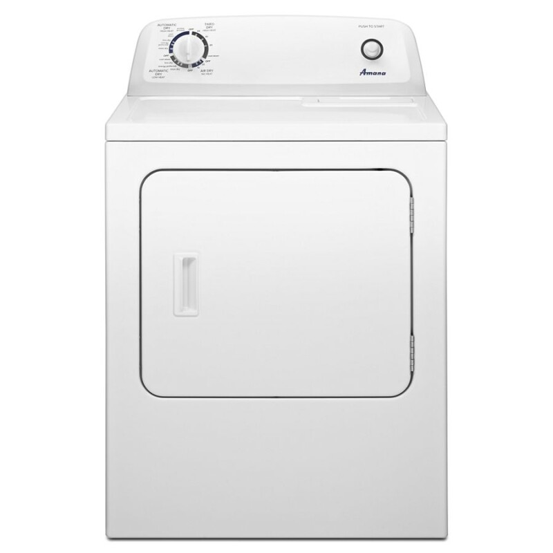 Amana 6.5 cu. ft. Gas Dryer with Wrinkle Prevent Option White NGD4655EW Picture 1
