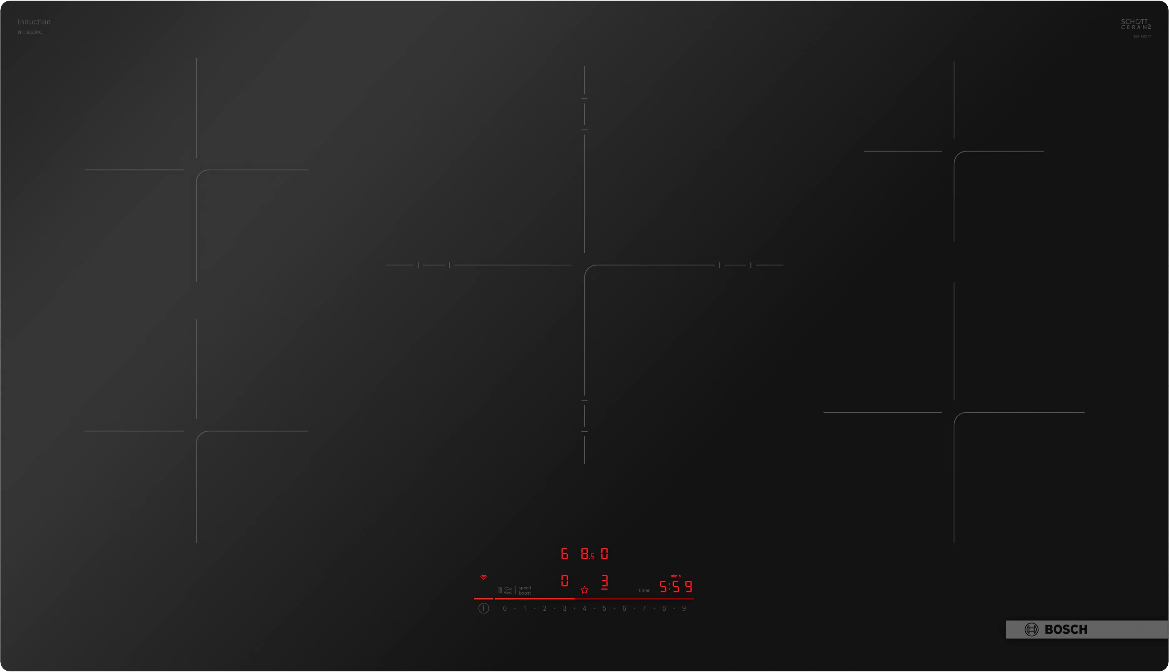 Bosch NIT5663UC 500 Series Induction Hob