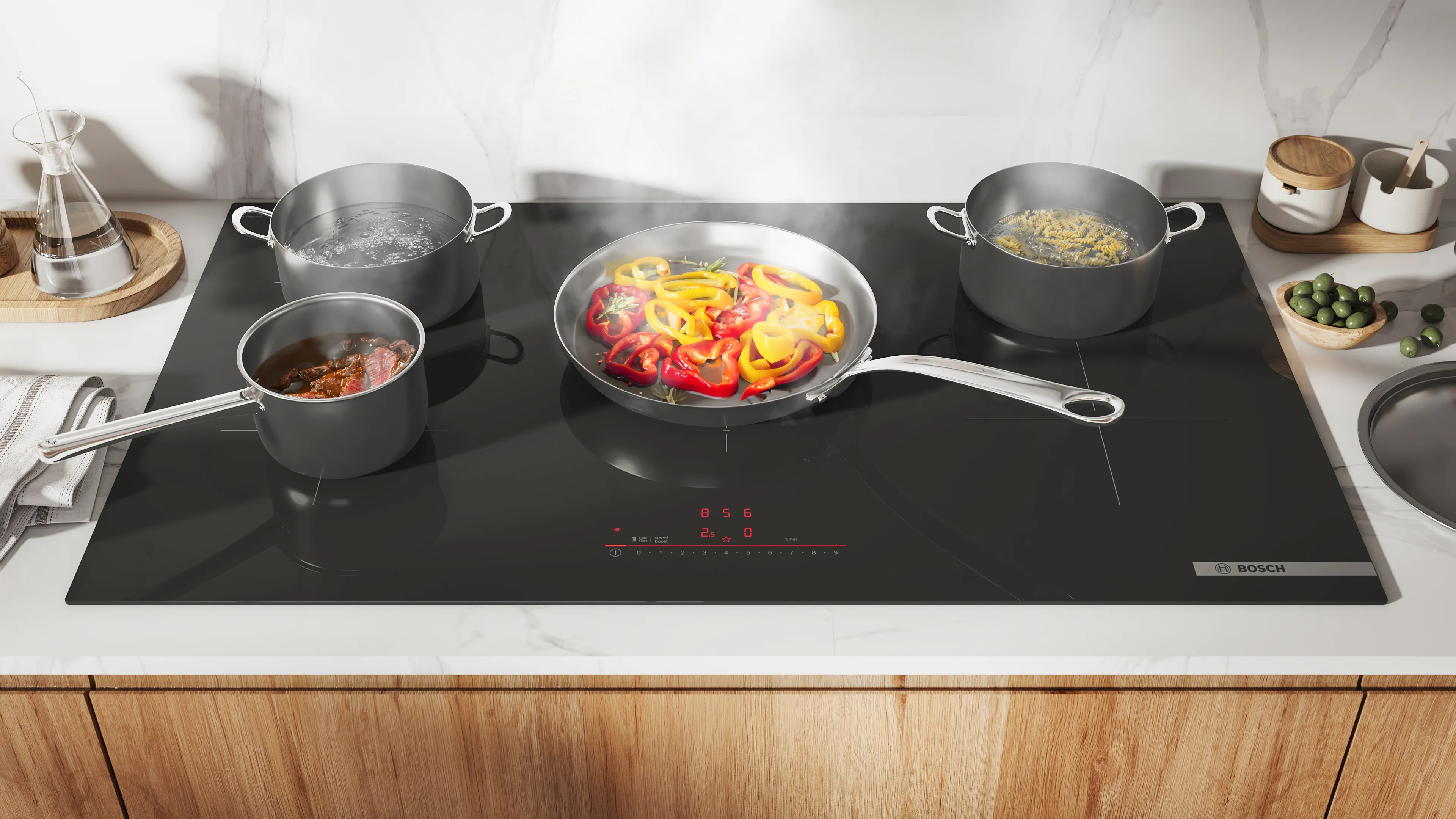 500 Series Induction Cooktop 36'' Without Frame NIT5663UC