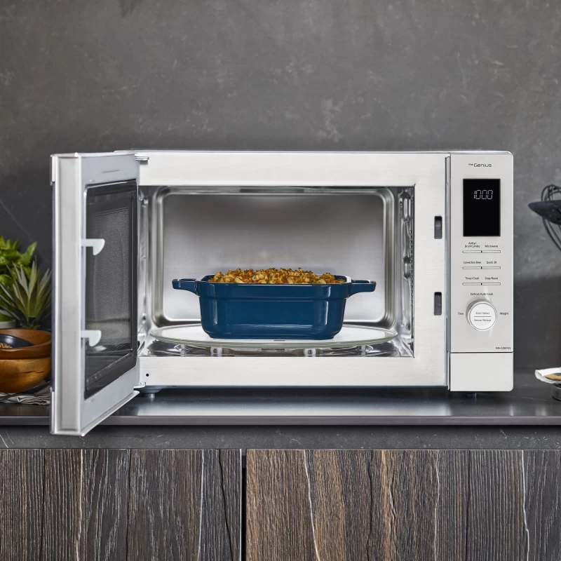 HomeCHEF CD87KS 4-in-1 Multi-oven Inverter Microwave - FlashXpress Broiler, Convection, Airfryer NNCD87KS