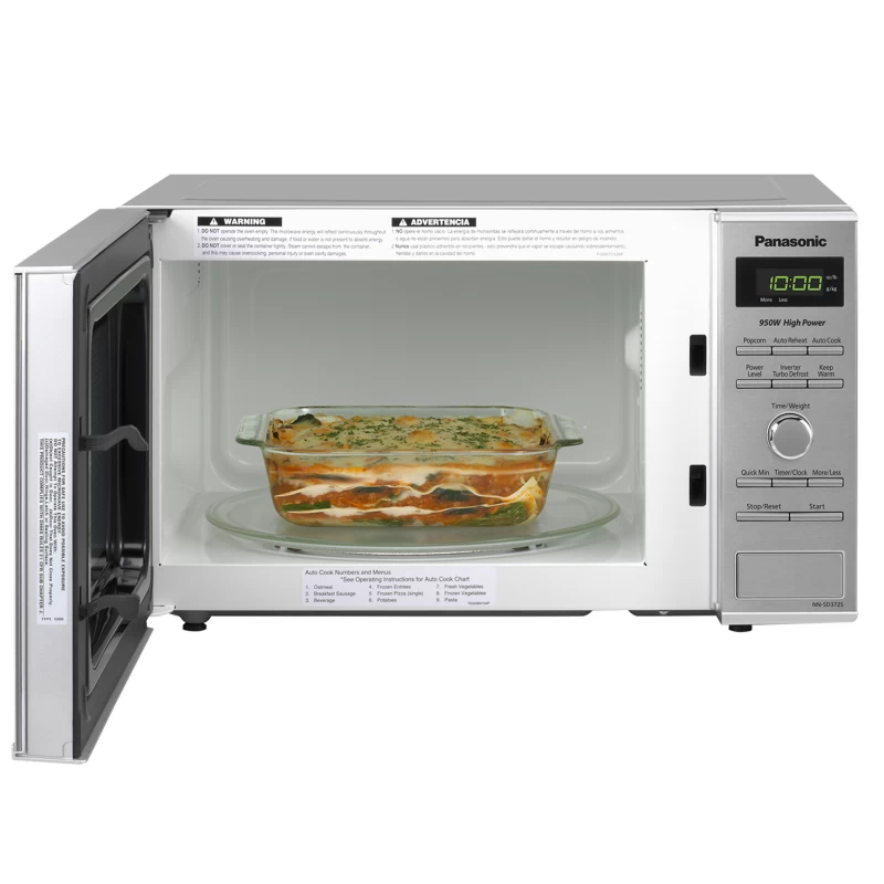 0.8 CuFt 950 Watt SD372SR Microwave with Inverter NNSD372SR