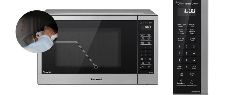 1.2 CuFt 1200 Watt SN67KS Microwave with Inverter NNSN67KS