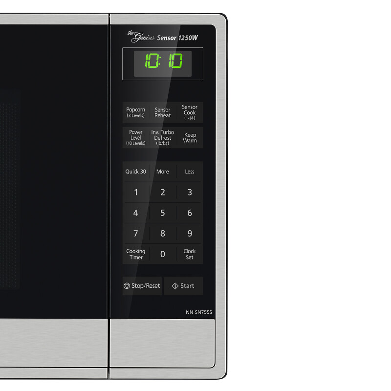 1.6 CuFt 1250 Watt SN755S Microwave with Inverter NNSN755S