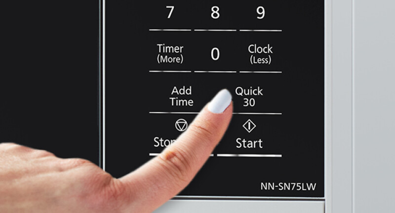 1.6 CuFt 1250 Watt SN75LW Microwave with Cyclonic Wave Inverter NNSN75LW