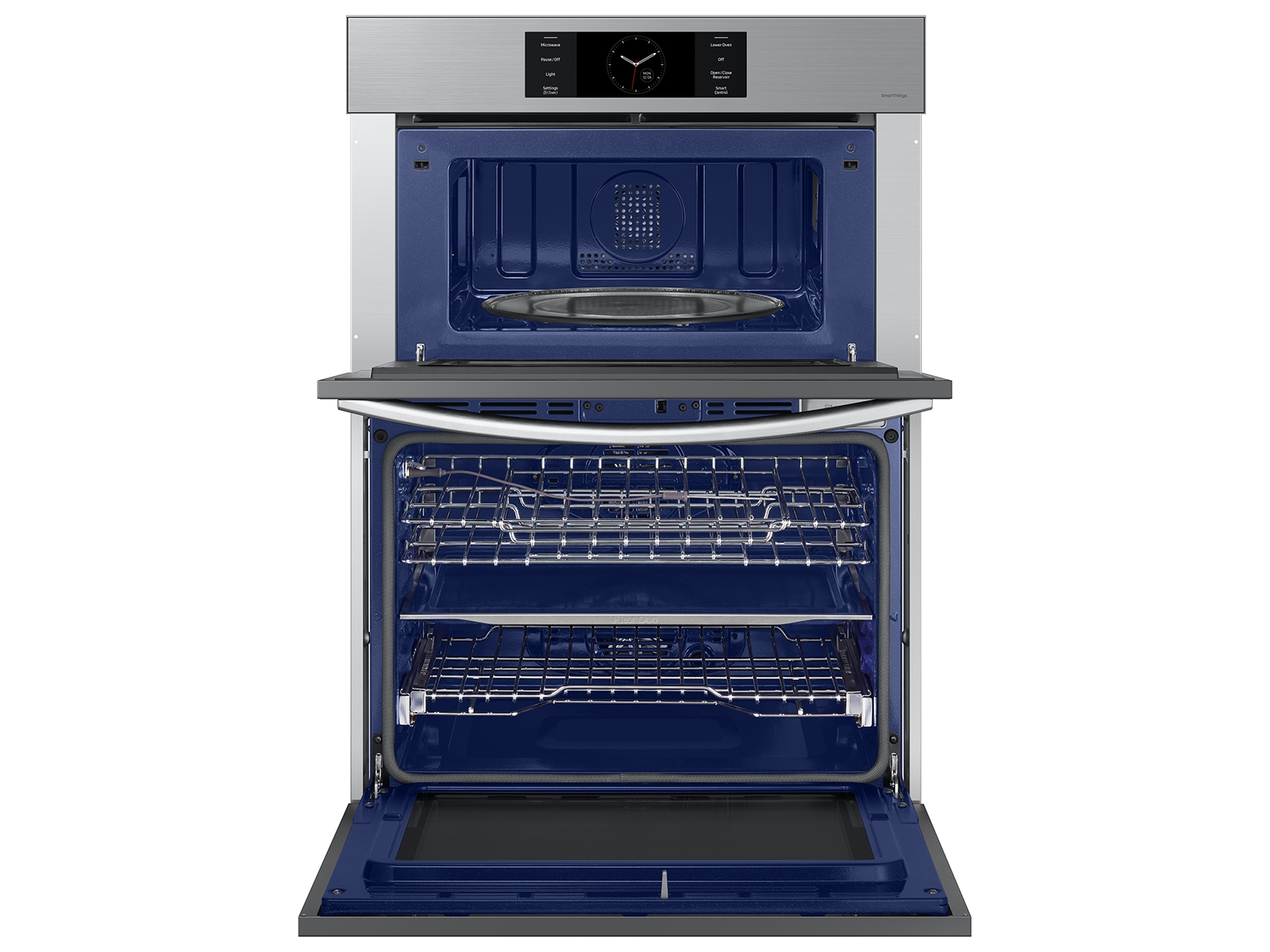 Bespoke 30" Microwave Combination Wall Oven with with Flex Duo™ in Stainless Steel NQ70CG700DSRAA