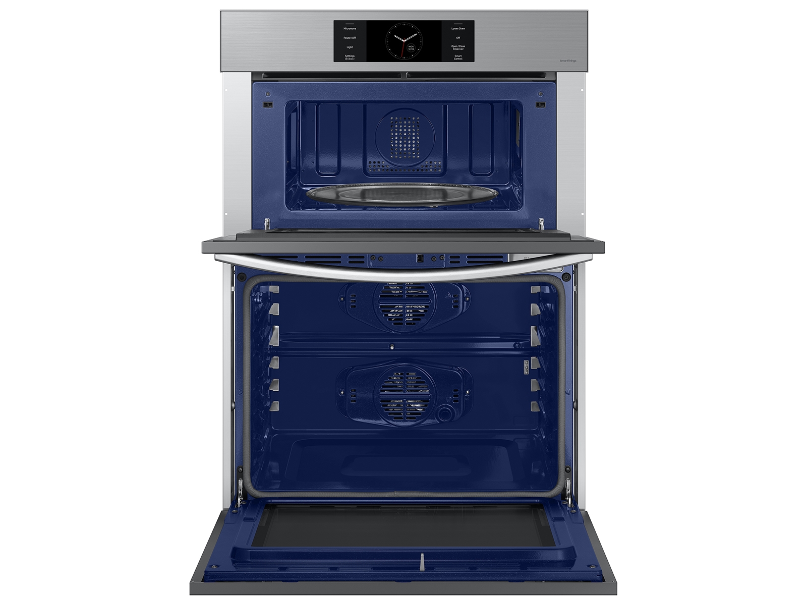 Bespoke 30" Microwave Combination Wall Oven with with Flex Duo™ in Stainless Steel NQ70CG700DSRAA