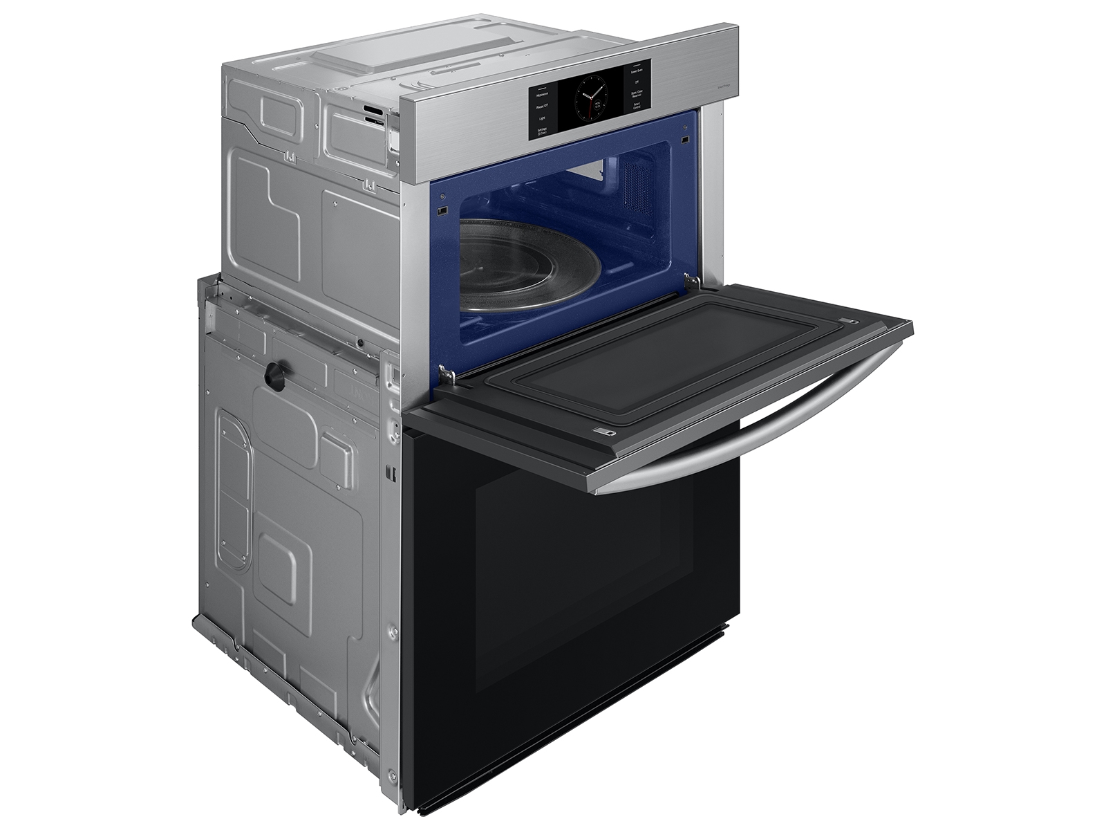 Bespoke 30" Microwave Combination Wall Oven with with Flex Duo™ in Stainless Steel NQ70CG700DSRAA