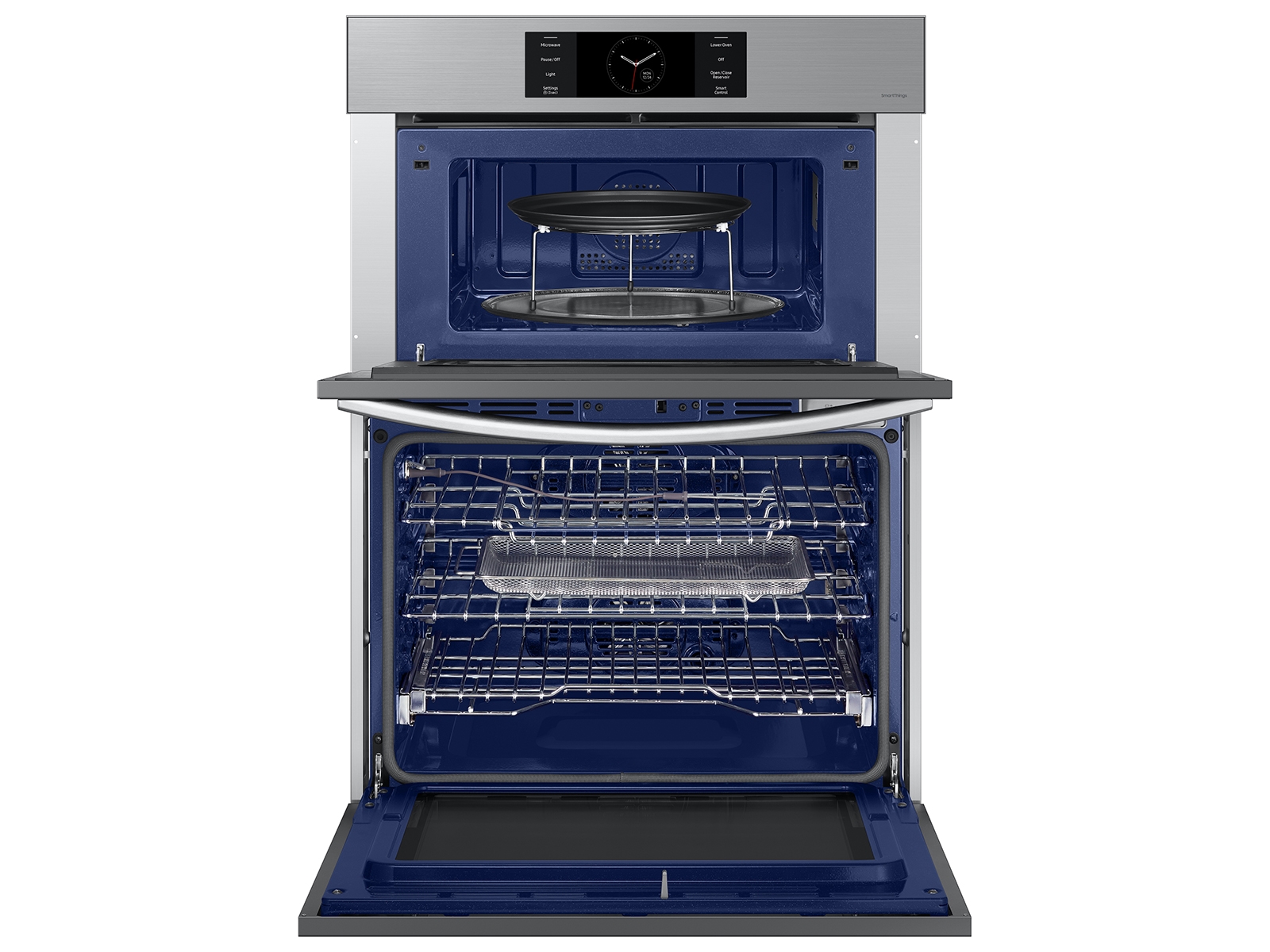 Bespoke 30" Microwave Combination Wall Oven with with Flex Duo™ in Stainless Steel NQ70CG700DSRAA