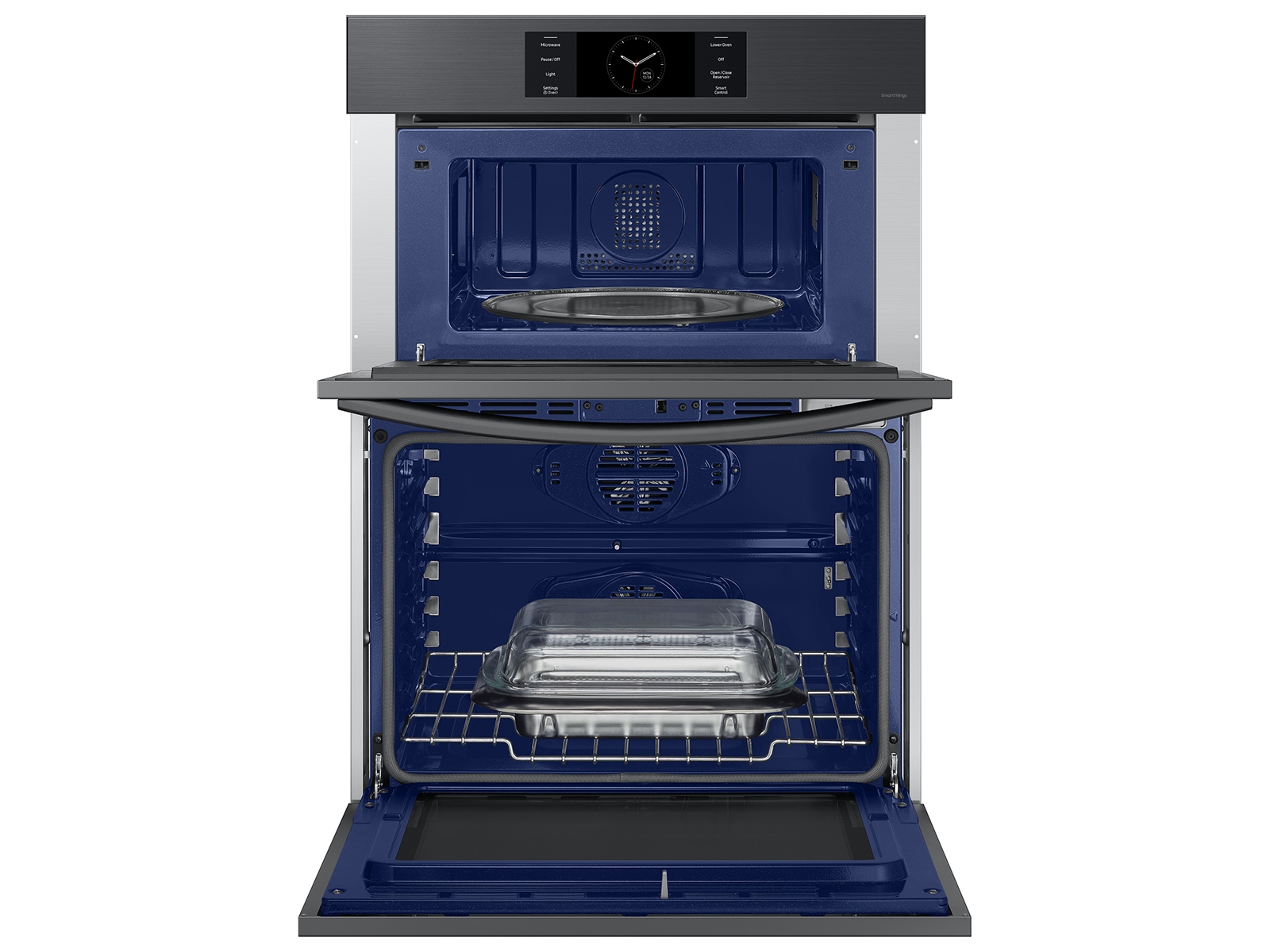 Bespoke 30" Microwave Combination Wall Oven with with Flex Duo™ in Stainless Steel NQ70CG700DSRAA