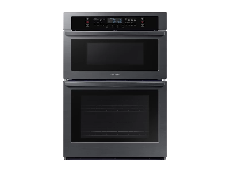 30" Smart Electric Wall Oven with Microwave Combination in Black Stainless Steel NQ70T5511DGAA