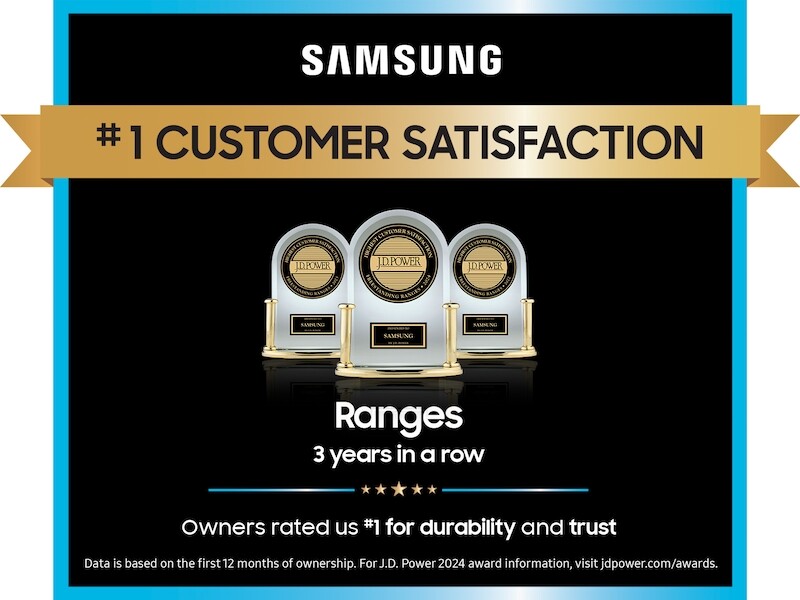 Samsung Bespoke 6.3 cu. ft. Smart Slide-In Electric Range with Air Sous Vide & Air Fry in White Glass White Glass NSE6DB850012AA Picture 1