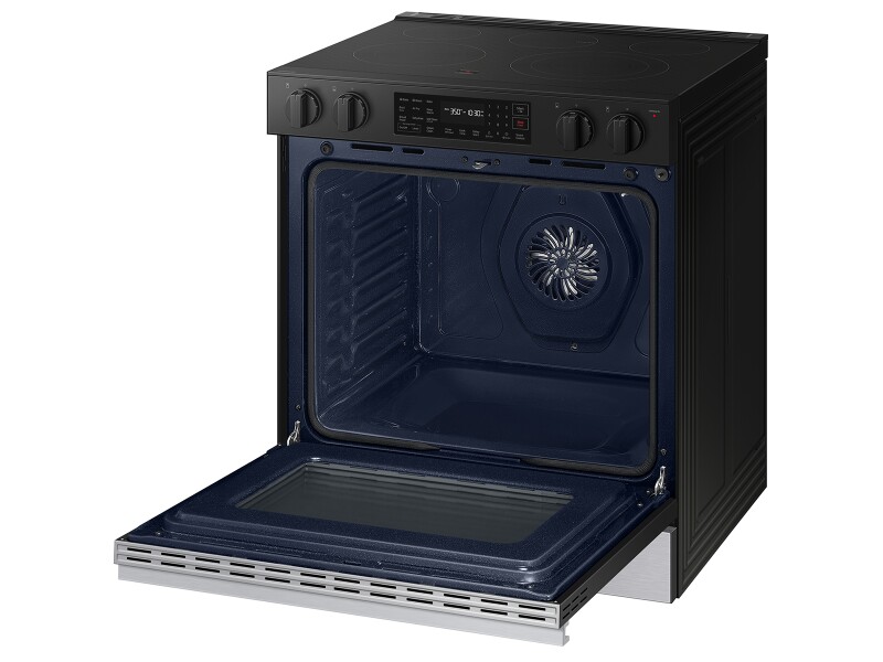 Bespoke Slide-in Electric Range NSE6DG8300SRAA
