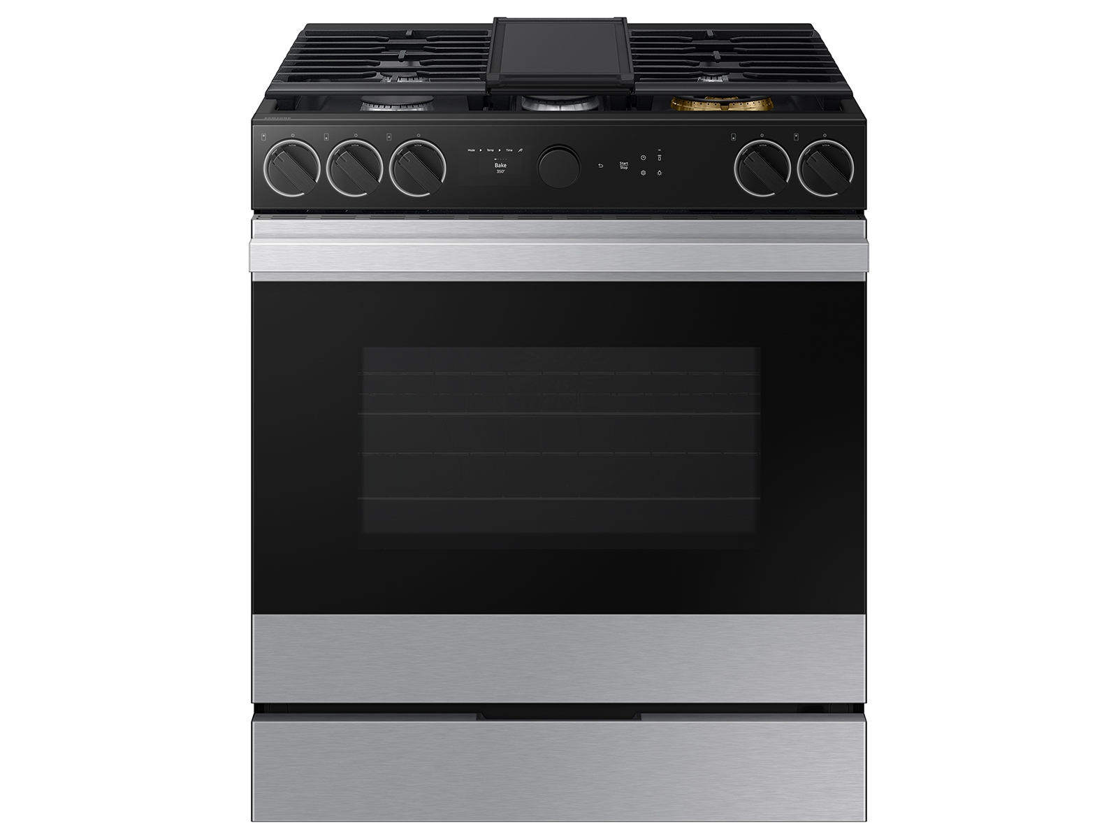 Samsung Bespoke 6.0 cu. ft. Smart Slide-In Gas Range with Smart Oven Camera & Illuminated Precision Knobs in Stainless Steel Other NSG6DG8700SRAA Picture 1