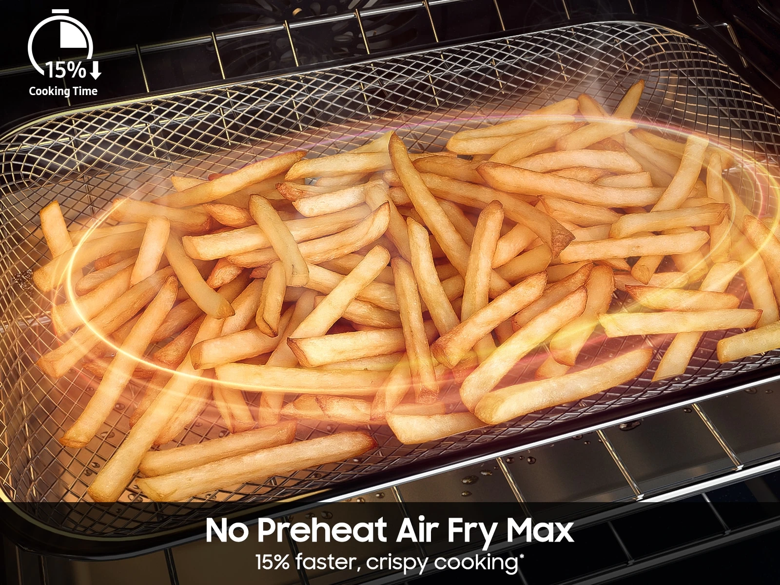 Bespoke Smart Slide-in Gas Range Pro Style Design | Air Fry Max True Convection NSG80H60SWAA