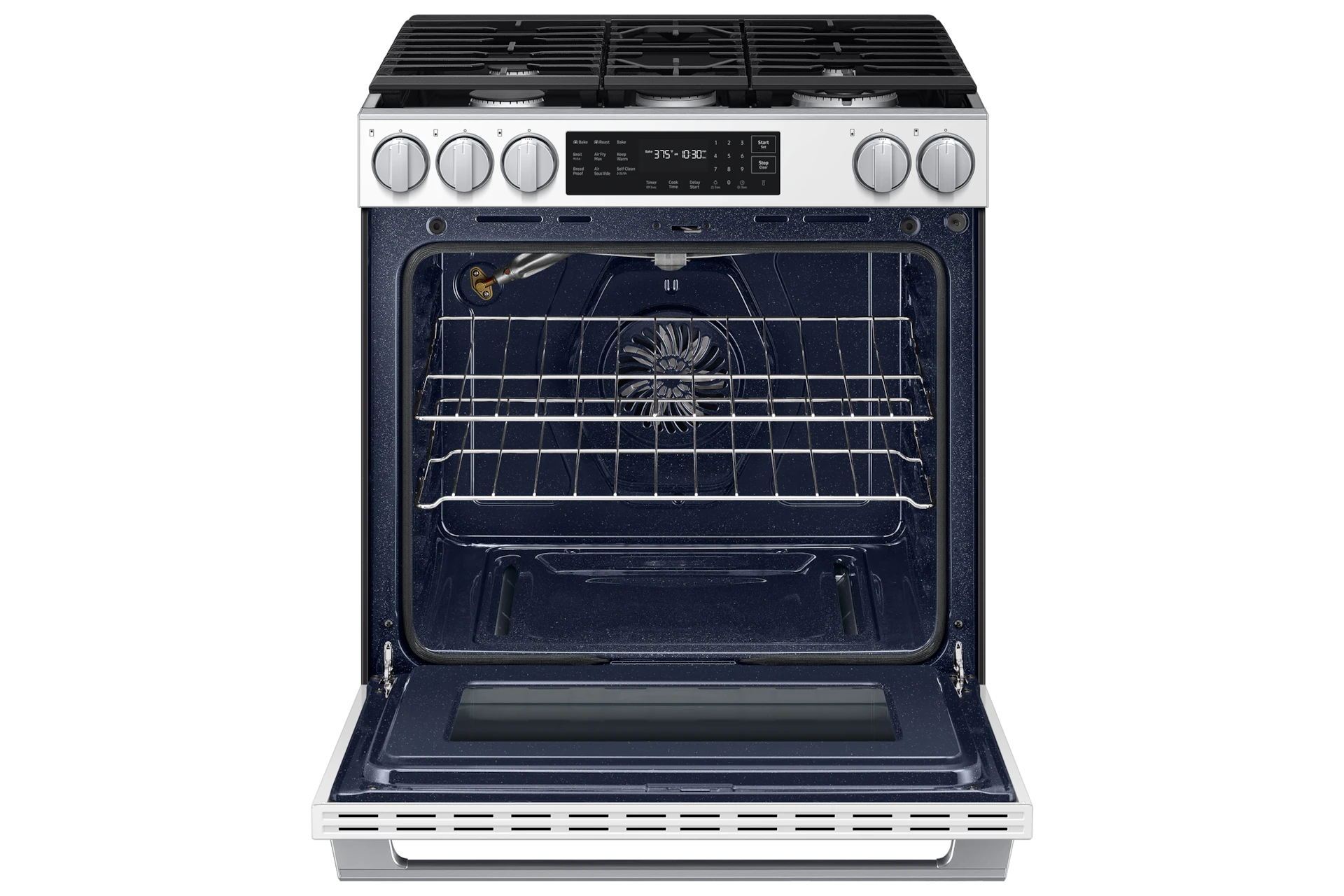 Bespoke Smart Slide-in Gas Range Pro Style Design | Air Fry Max True Convection NSG80H60SWAA