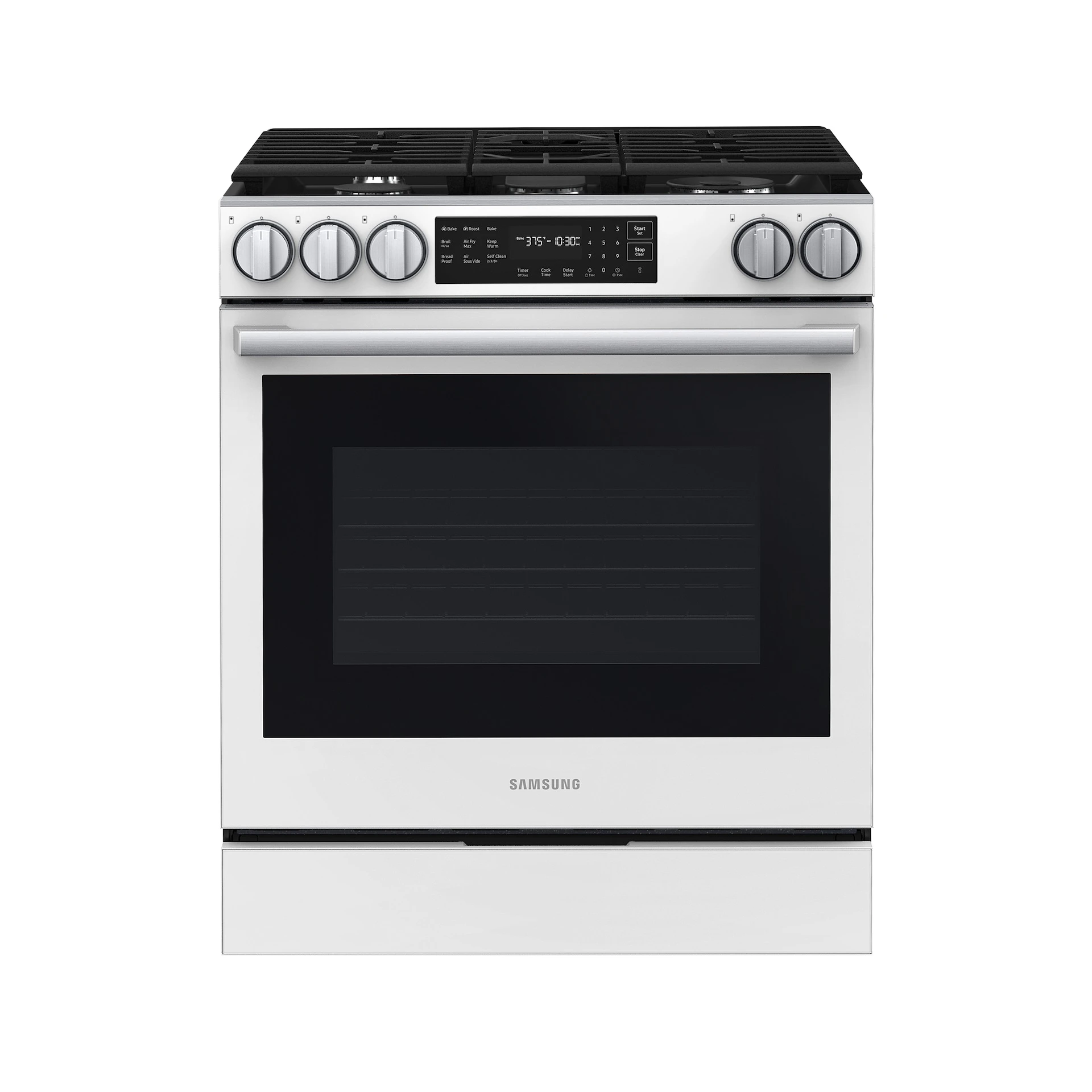 Bespoke Smart Slide-in Gas Range Pro Style Design | Air Fry Max True Convection NSG80H60SWAA