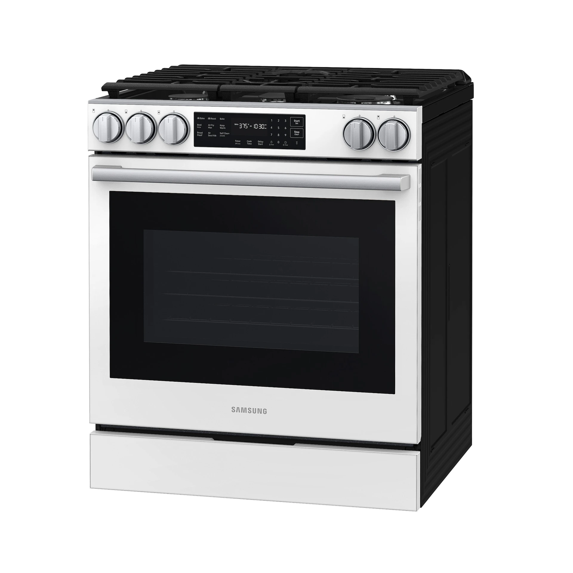 Bespoke Smart Slide-in Gas Range Pro Style Design | Air Fry Max True Convection NSG80H60SWAA