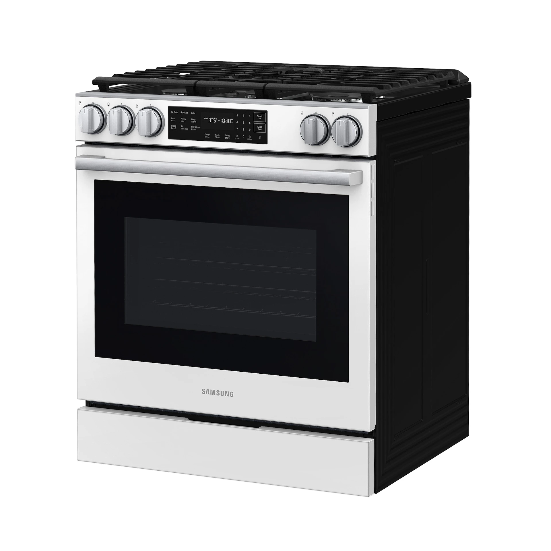 Bespoke Smart Slide-in Gas Range Pro Style Design | Air Fry Max True Convection NSG80H60SWAA