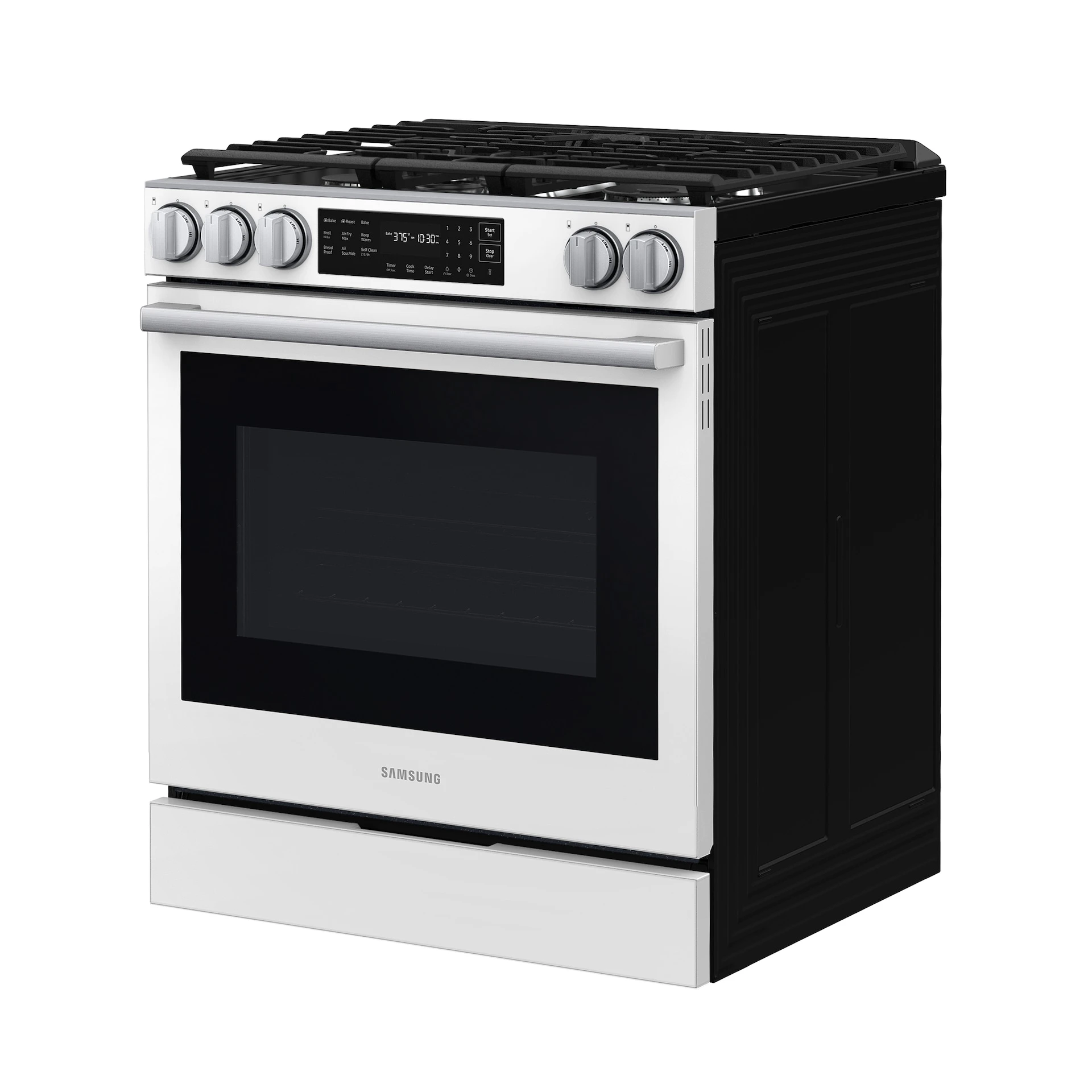 Bespoke Smart Slide-in Gas Range Pro Style Design | Air Fry Max True Convection NSG80H60SWAA