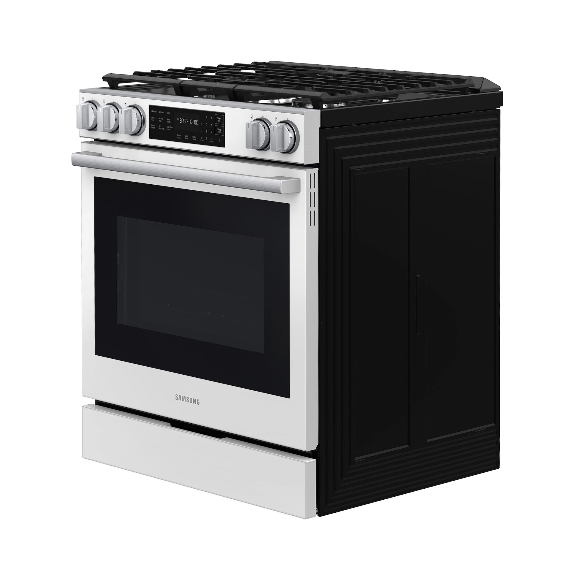 Bespoke Smart Slide-in Gas Range Pro Style Design | Air Fry Max True Convection NSG80H60SWAA