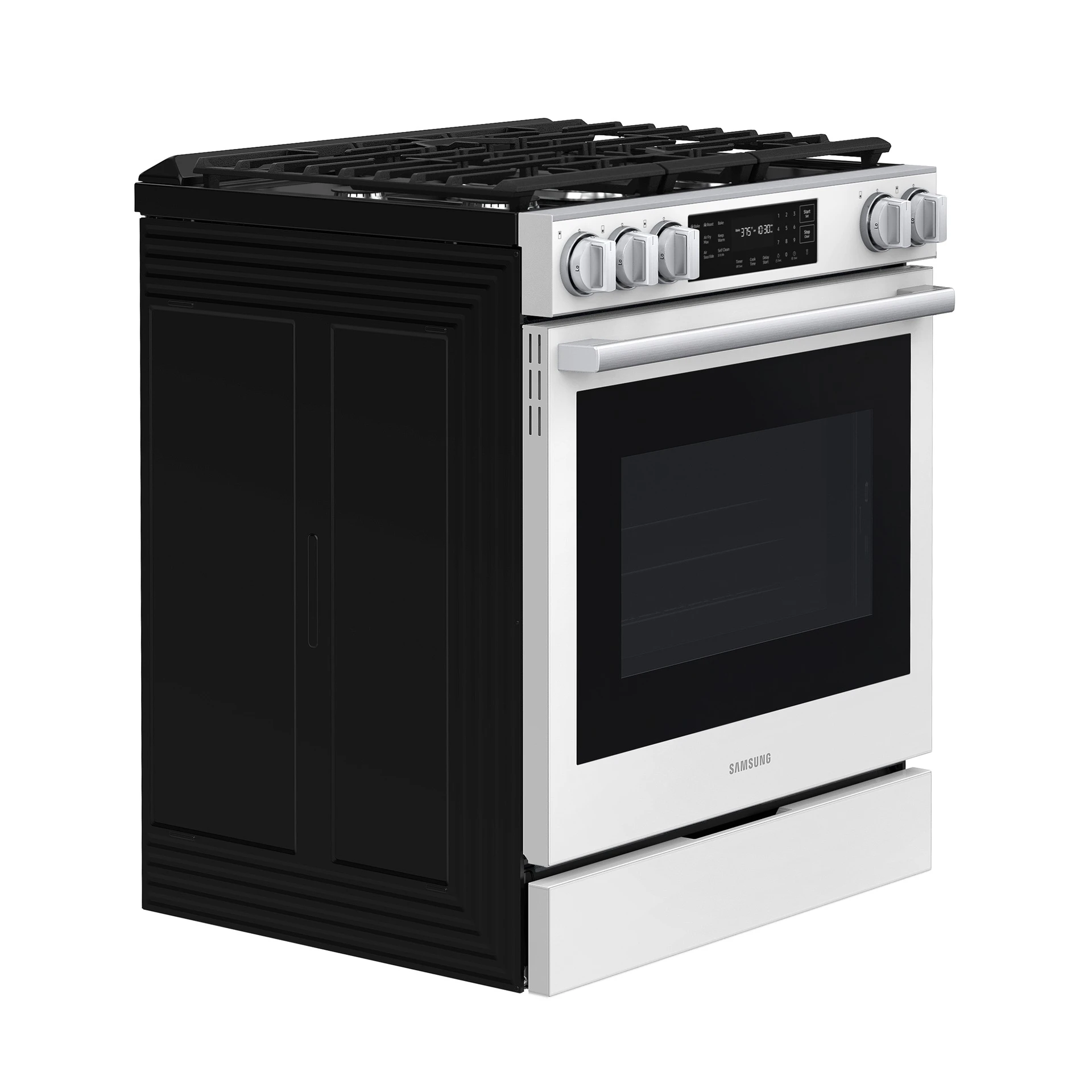 Bespoke Smart Slide-in Gas Range Pro Style Design | Air Fry Max True Convection NSG80H60SWAA