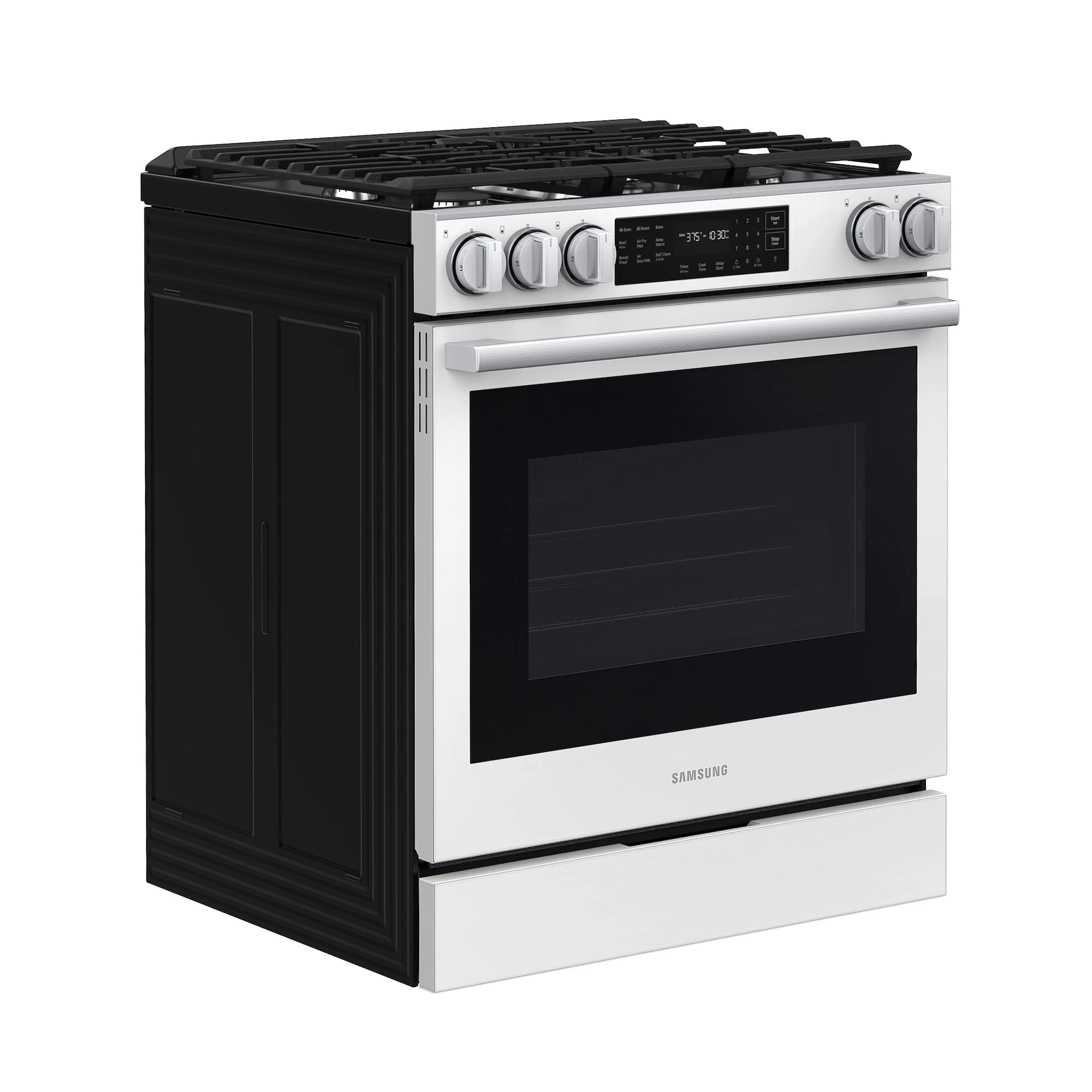 Bespoke Smart Slide-in Gas Range Pro Style Design | Air Fry Max True Convection NSG80H60SWAA