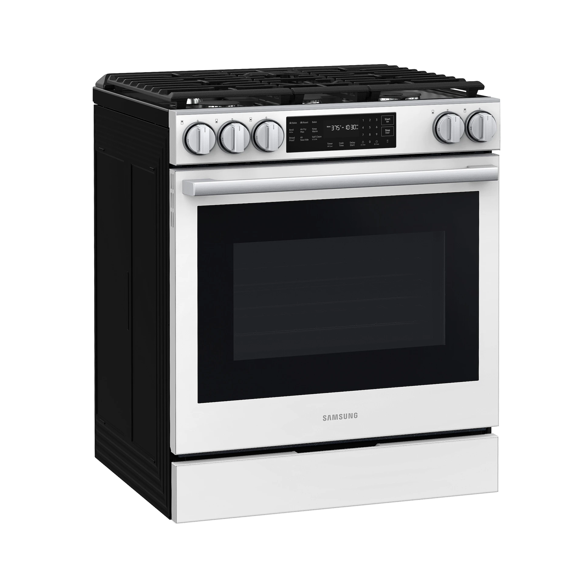 Bespoke Smart Slide-in Gas Range Pro Style Design | Air Fry Max True Convection NSG80H60SWAA