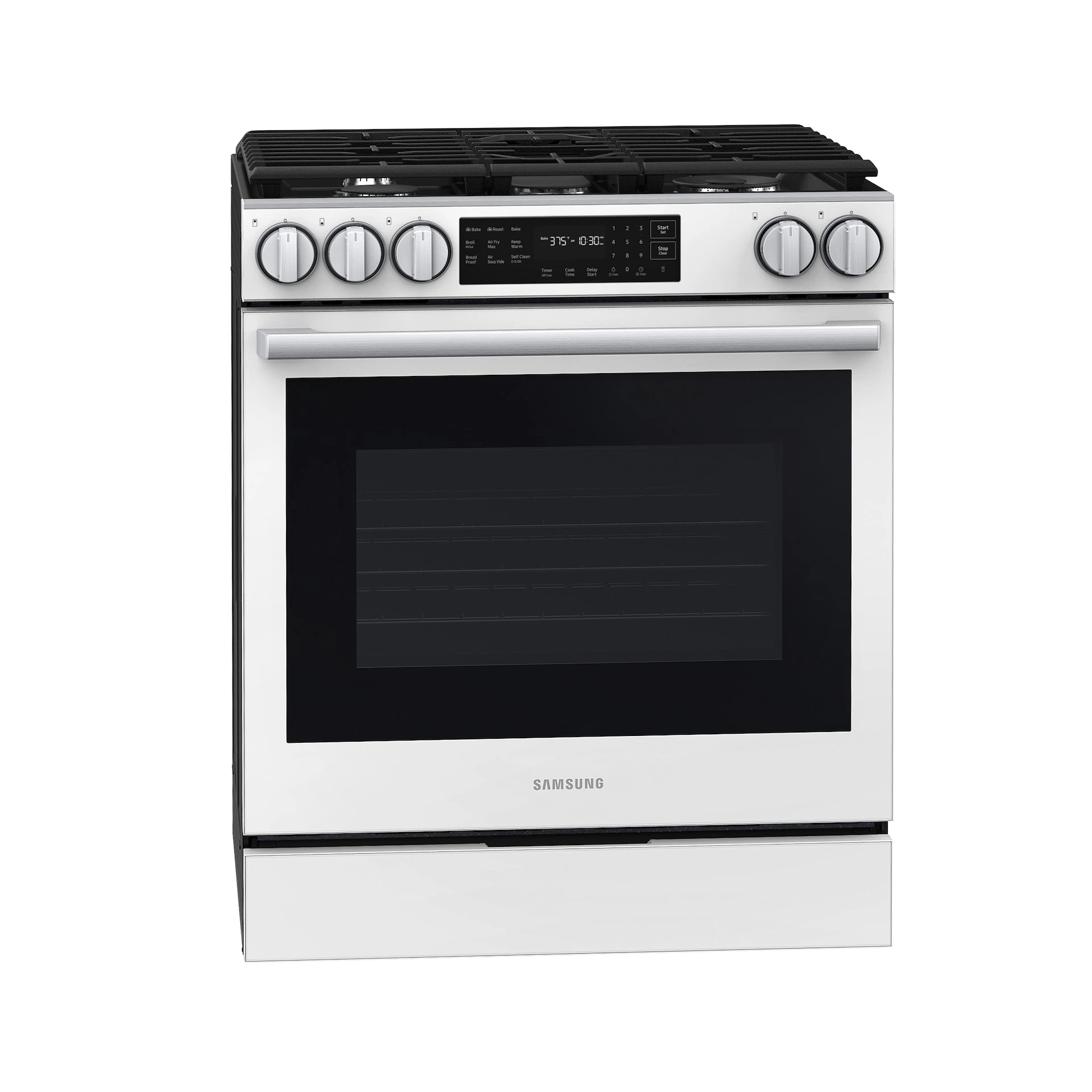 Bespoke Smart Slide-in Gas Range Pro Style Design | Air Fry Max True Convection NSG80H60SWAA