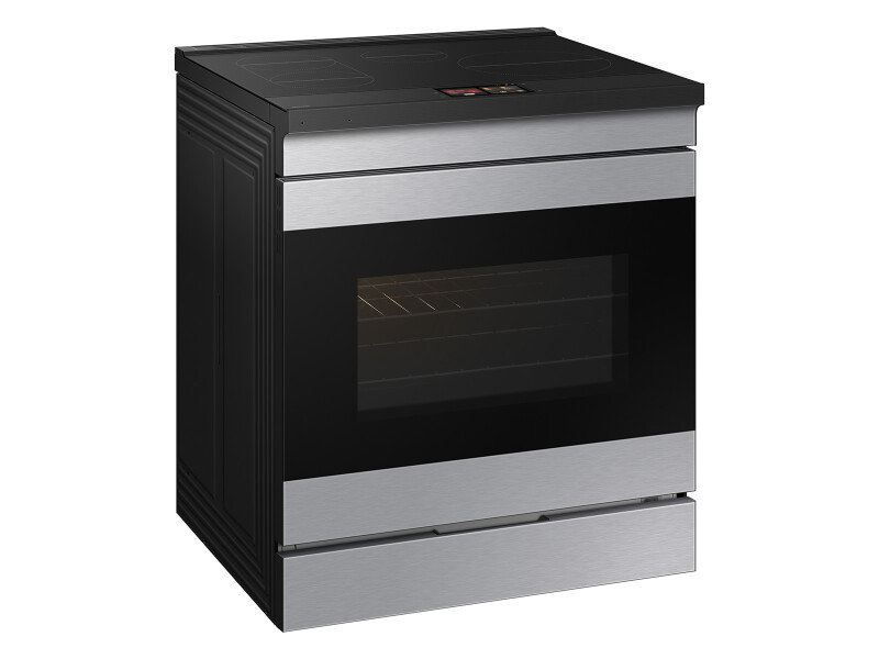 Bespoke 6.3 cu. ft. Smart Slide-In Induction Range with AI Home & Smart Oven Camera in Stainless Steel NSI6DG9900SRAA