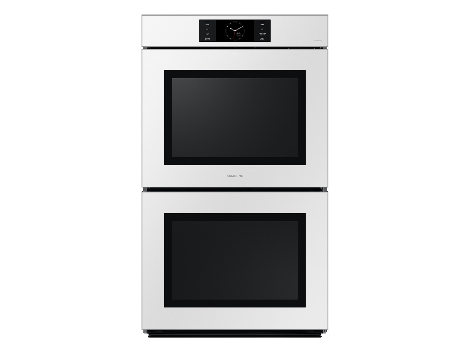 Bespoke 30" White Glass Double Wall Oven with AI Pro Cooking™ Camera NV51CB700D12AA