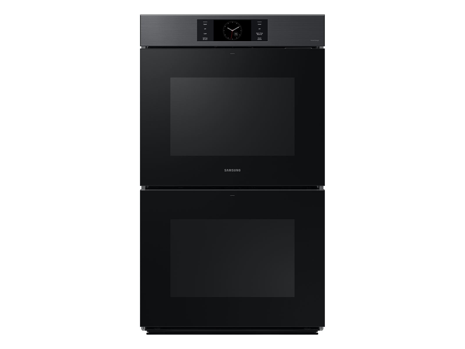 Bespoke 30" Matte Black Steel Double Wall Oven with AI Pro Cooking™ Camera NV51CG700DMTAA